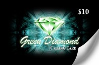 Green Diamond Calling Card $10