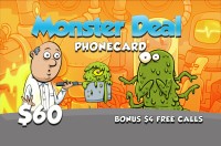 Monster Deal Phone Card $60