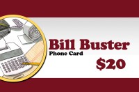 Bill Buster Phonecard $20