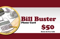 Bill Buster Phonecard $50