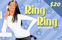 RingRing Calling Card $20
