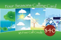 Four Seasons Phone Card $40