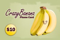 Crazy Banana Phone Card $10