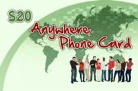 Anywhere Phone Card $20