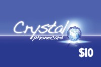 Crystal Phone Card $10
