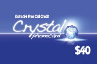 Crystal Phone Card $40