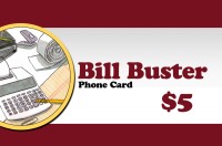 Bill Buster Phonecard $5