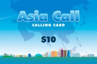 Asia Call Phone Card $10