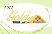 Gold Phone Card $10