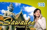 Sawadee Phone Card $10